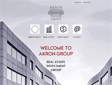 Tablet Screenshot of akron-group.com